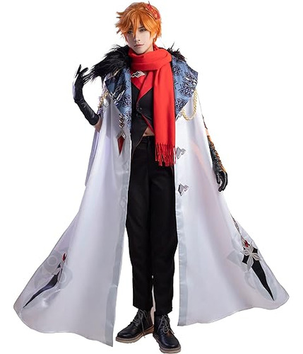 Cosplay Disfraz Cosplay Para Hombre Con Bufanda Y Guantes