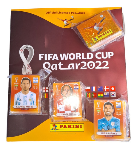 Mundial Qatar 2022 Panini Album Tapa Dura Completo 