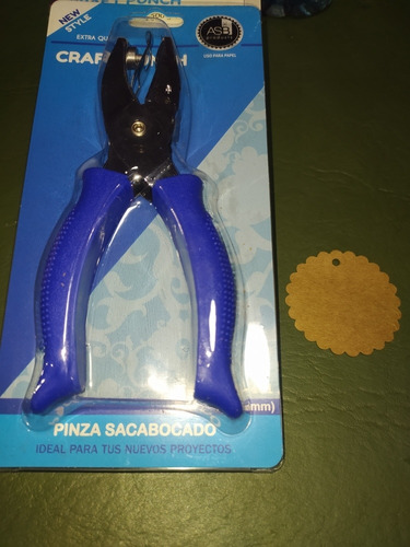 Perforadora 1 Agujero De 1,5mm Pinza Pica Boleto Asb 1/16  