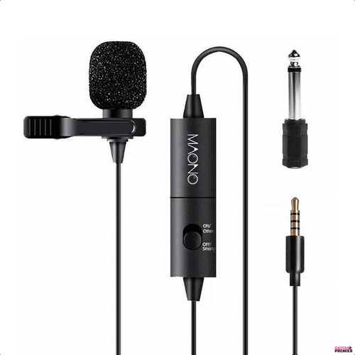 Microfono Lavalier Condenser Camara Celular Pc Tablet Maono