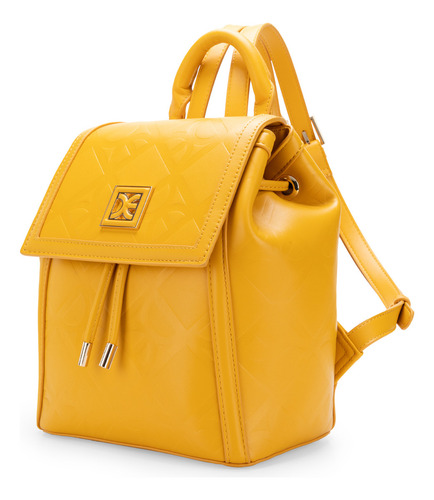 Bolsa Backpack Cloe Irikme Chico Color Ocre