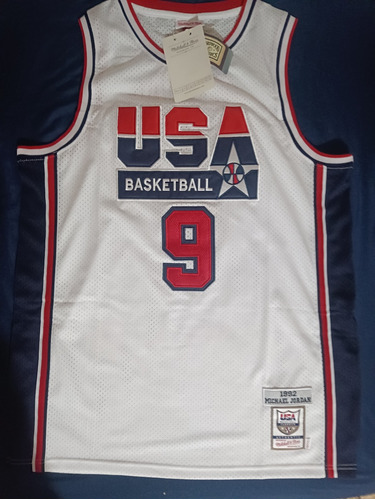 Jersey Su Majestad Mj Dream Team Usa Triple Bordado 