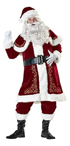 Eozy Disfraz De Papá Noel Para Hombre 9 Piezas Trajes De Pap