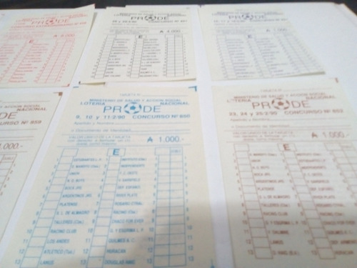 Fútbol Prode Boletas Originales + Libro!