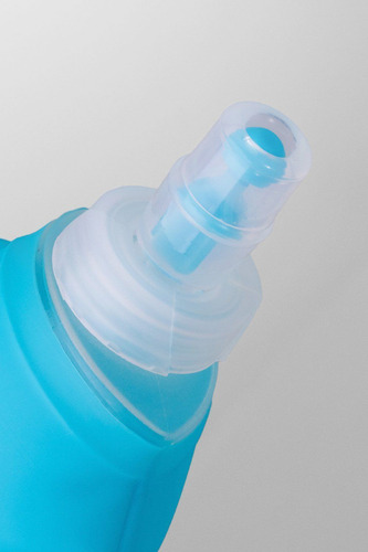 Garrafa Dobrável Soft Flask Hupi 500ml - Boca Pequena Run Azul-claro