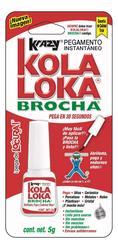Adhesivo Instantaneo Uso General 05 Gr (0.17 Oz) Brocha