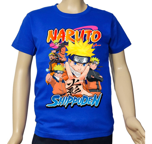 Remera Camiseta Goku Naruto Shippuden En Diferentes Colores 