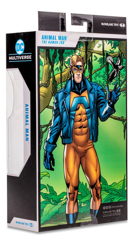 Mcfarlane Figura De Accion: Dc Comics - Animalman Gold Label