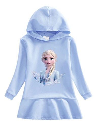 Sudadera Frozen Elsa Princess De Manga Larga Para Niñas