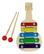 Comprar Xilofón De Madera Y Metal  5 Notas De Juguete Para Niños