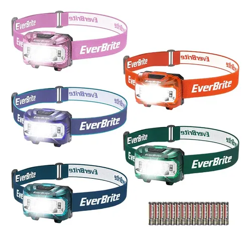 Linterna Frontal Everbrite, Paquete De 5 Linternas Frontales