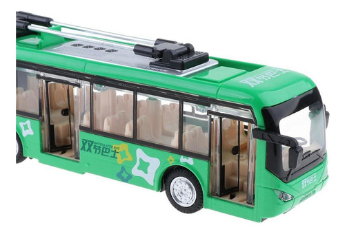 Gww Compatible Brinquedo De Trólebus Verde Retrátil