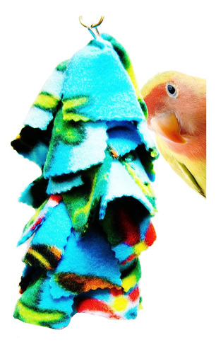 Twist Fluff Fuzzz Bird Toy Parrot Cage Juguetes Jaulas ...