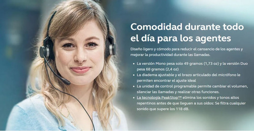 Jabra Biz 2300 Duo Usb Distribuidor Oficial Palermo