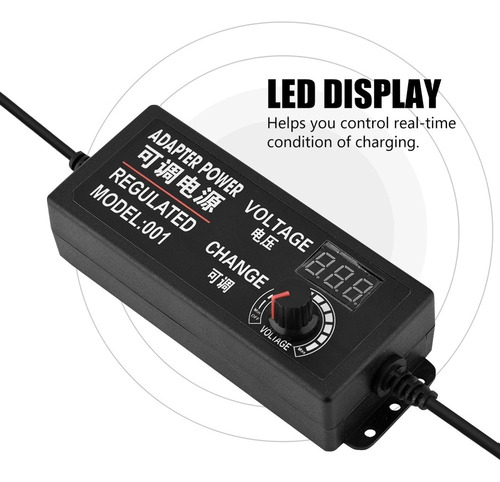 Adaptador De Alimentación Ajustable Ac/dc 924v 3a Anti-int