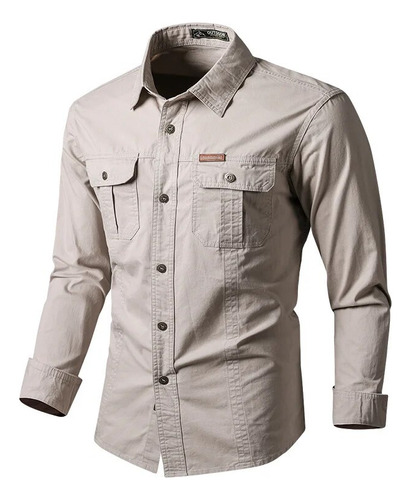 Camisa Táctica Cargo Para Hombre, Soldados Militares, Manga