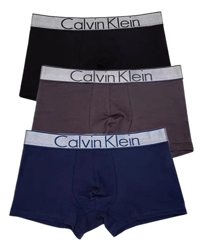 Set 3 Boxers Calvin Klein Trunk Original Algodón Clásico
