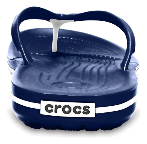 Sandalias Crocs Crocband Flip Fácil De Limpiar Unisex Adulto Color Azul Marino
