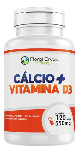 Calcio + Vitamina D3 120 Capsulas 