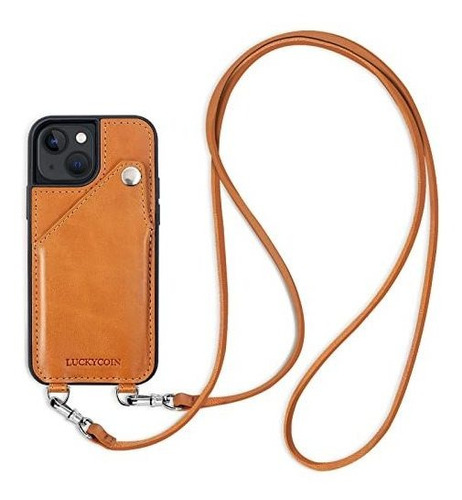 Luckycoin Para iPhone 13 Mini Caja De Crossbody Wbhtq