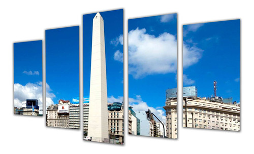 Cuadro 60x100cm Obelisco Dia Monumento Historico