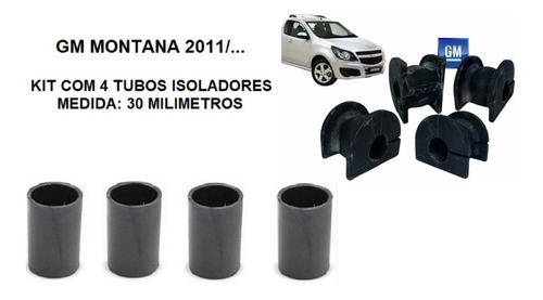 Kit  Barra Estabilizadora + Tubo Isolador Para Montana 2011