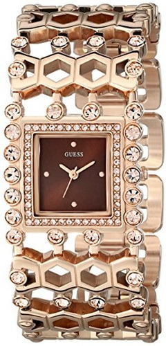 Reloj Guess Para Mujer U0574l3 Dorado Rosa Con Caja De 37mm