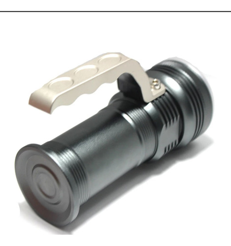 Lanterna LED recarregável Search Lanterna de 800 lúmens Lanterna cinza branca
