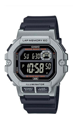 Reloj Casio De Hombre Ws-1400 Deportivo 60 Lap Memory