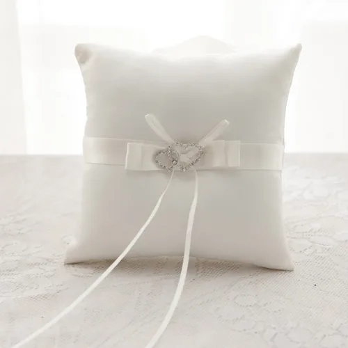 Almohada Cojín De De Doble Corazones Boda