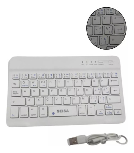 Mini Teclado Inalámbrico Ultra Delgado Bluetooth3 Dn-h028 