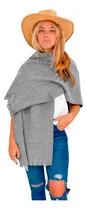 Comprar Customs Ba Ruanas Ponchos Tejidas Hombre Grandes Abrigada 7 Color Gris Talle Único