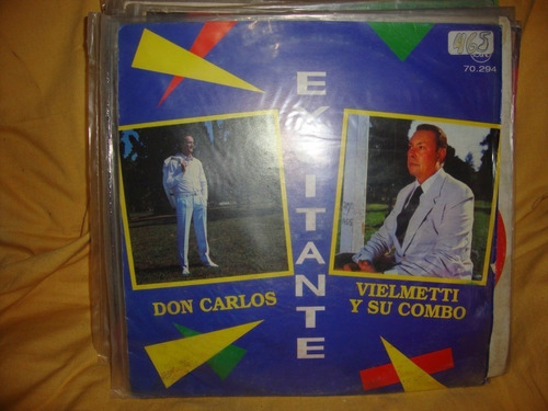 Vinilo Excitante Don Carlos Vielmetti Y Su Combo C3