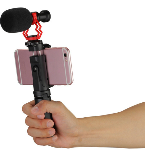 Imagen 2 de 10 de Mini Tripode Selfie Stick + Soporte Smartphone Phottix Mt-1