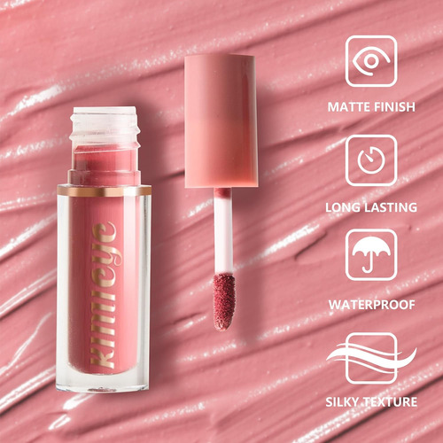 Kit De Lápiz Labial Líquido Mate De 12 Colores, Tinte De Lab