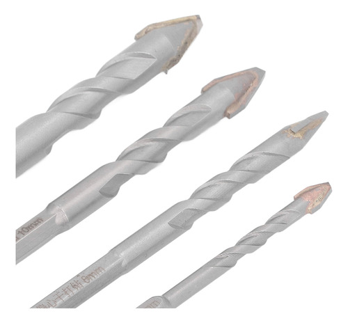Juego De Brocas Retorcidas De Carburo Cementado, 4 Piezas, M