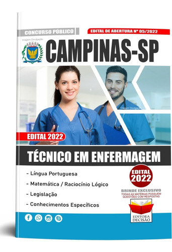 Apostila Campinas Sp Técnico Em Enfermagem Concurso Atual