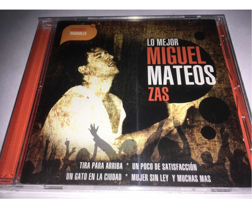 Miguel Mateos Zas Lo Mejor Cd Nuevo Original Cerrado 