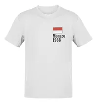 Comprar Remera Estampada Monaco 1988 Algodón Serigrafía Digital