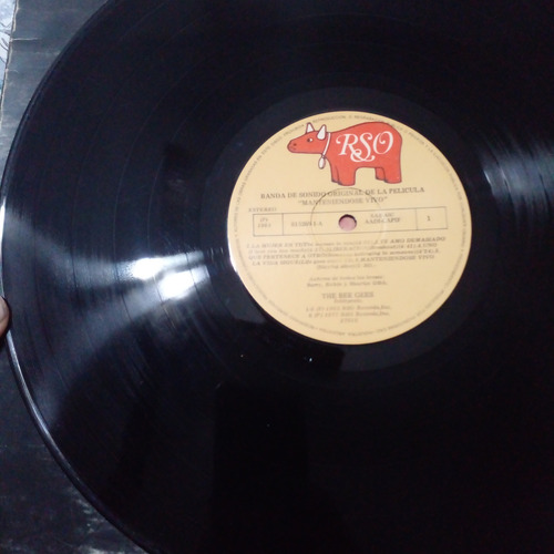 Bee Gees - Staying Alive Vinilo Gatefold 1983 Rso Imoecable Estándar