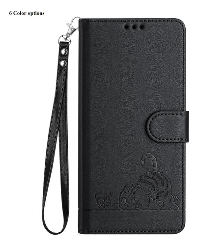 ~#~ Bonita Funda De Piel De Gato Para Samsung Galaxy S24