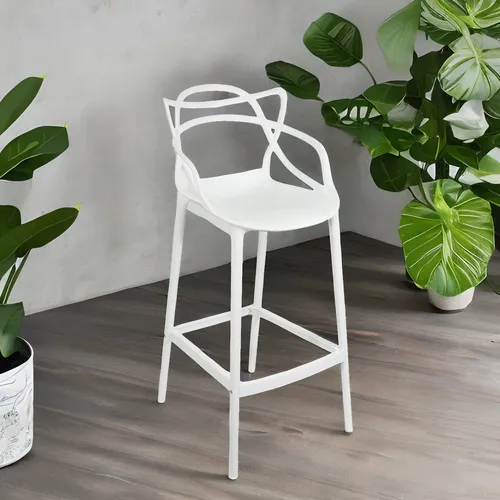 Butaco Bar Ambiente Living Blanco 1 Unidad Altura 109 Cm