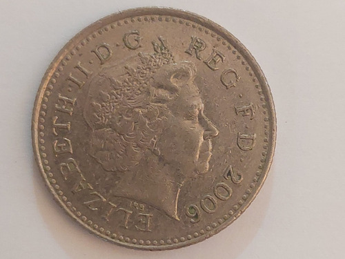 Moneda 10 Pence Inglaterra 2006