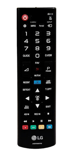 Control Remoto Tv Standard LG Original