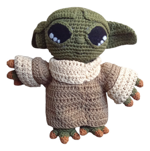Yoda Muñeco Amigurumi