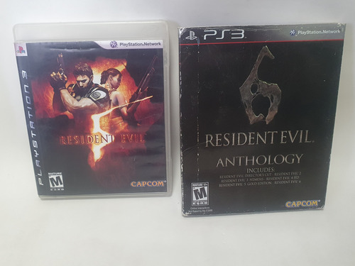 Resident Evil Dúo Pack 5 Y 6 Playstation 3 / Ps3 Físicos  (Reacondicionado)