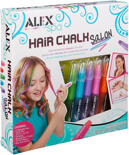 Alex Toys Hair Chalk Salon Actividad De Cabello Para Niñas