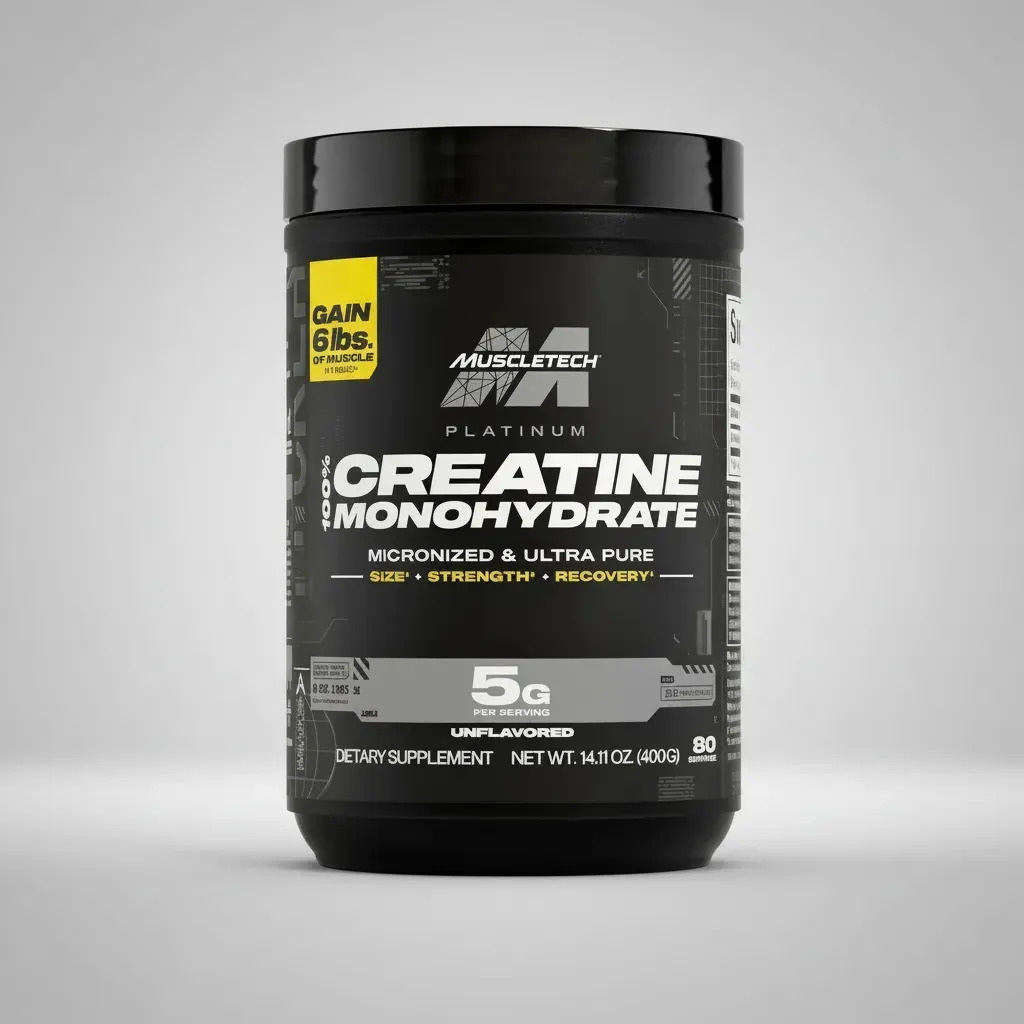 Creatine platinum MuscleTech Essential Series creatina monohidratada 80 porciones