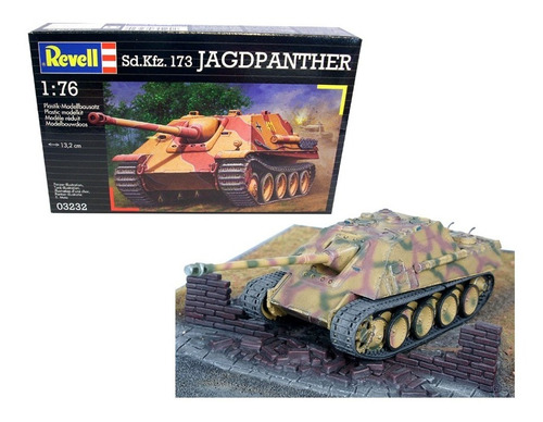 Imagem 1 de 5 de Sd.kfz. 173 Jagdpanther Com Diorama - 1/76 - Revell 03232