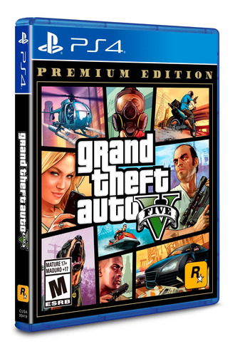 Gta V Grand Theft Auto 5 Premium Edition Formato Físico Ps4